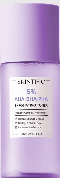 Skintific 5% AHA BHA PHA Exfoliating Toner