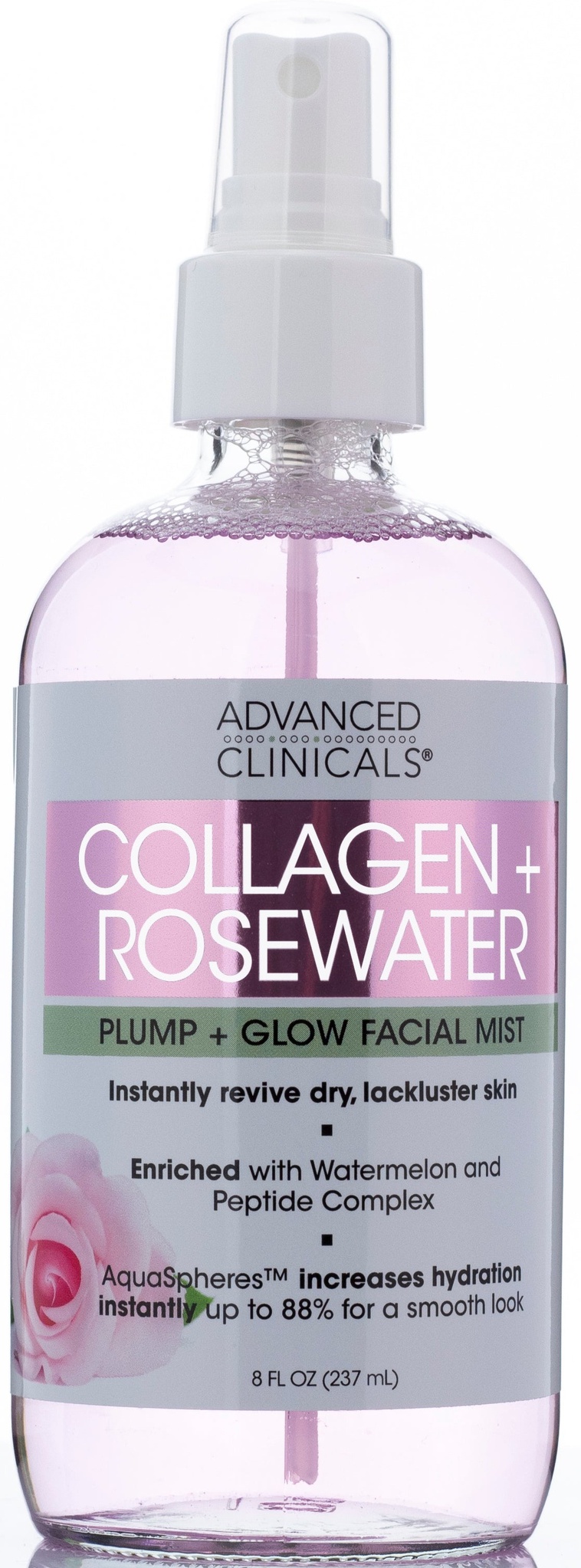 Advanced Clinicals Collagen And Rose Water Face Mist