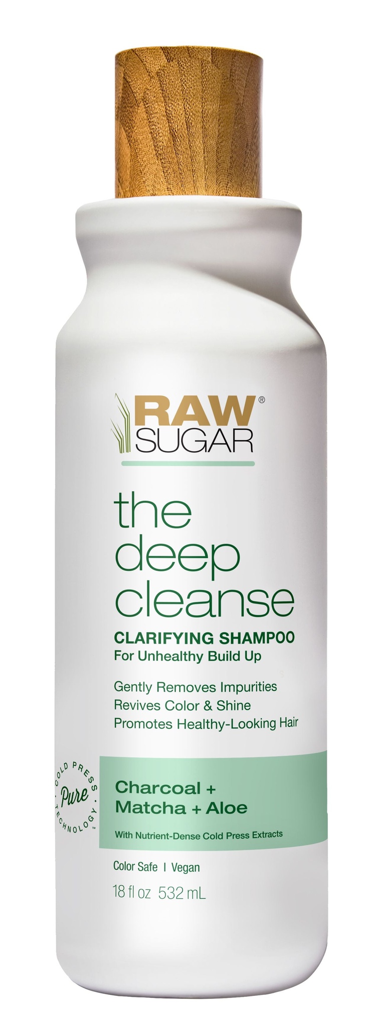 Raw Sugar Deep Cleanse Clarifying Shampoo