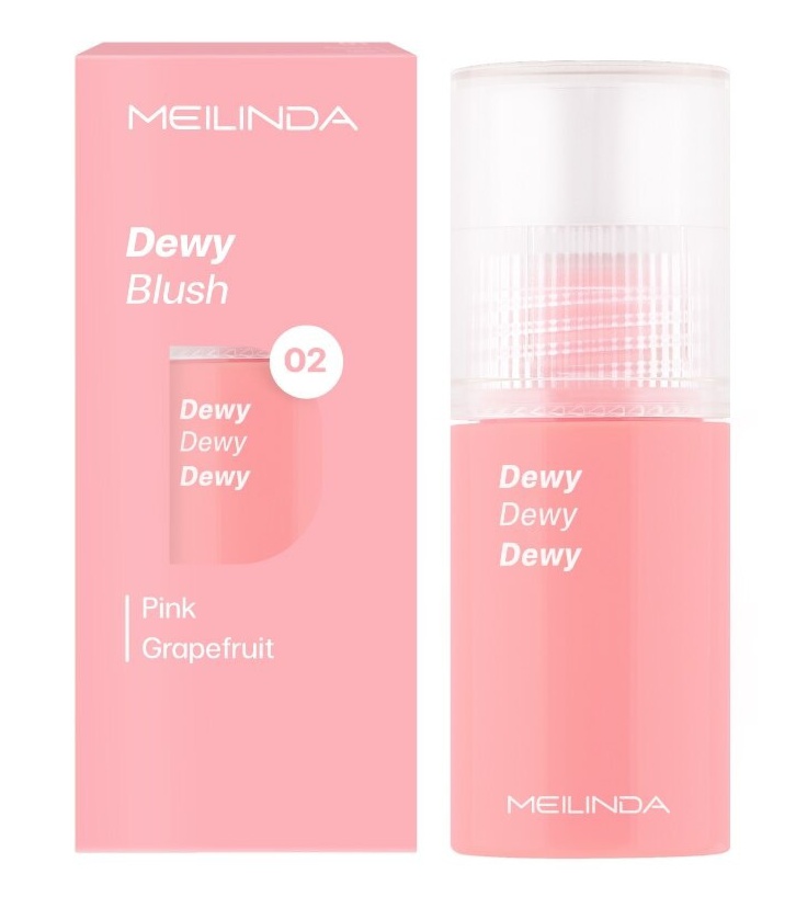 Meilinda Dewy Blush 5.5ml. 02 Pink Grapefruit