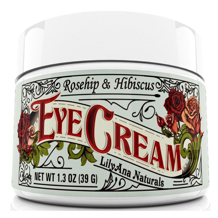 LilyAna Naturals Eye Cream Moisturizer Rosehip & Hibiscus