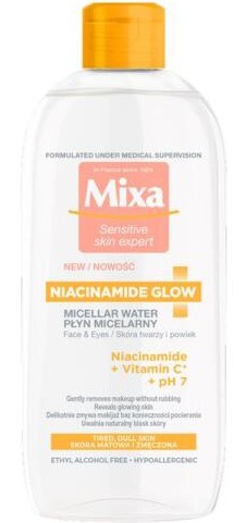 Mixa Micellar Water Niacinamide Glow Niacinamide + Vitamin C* + pH7