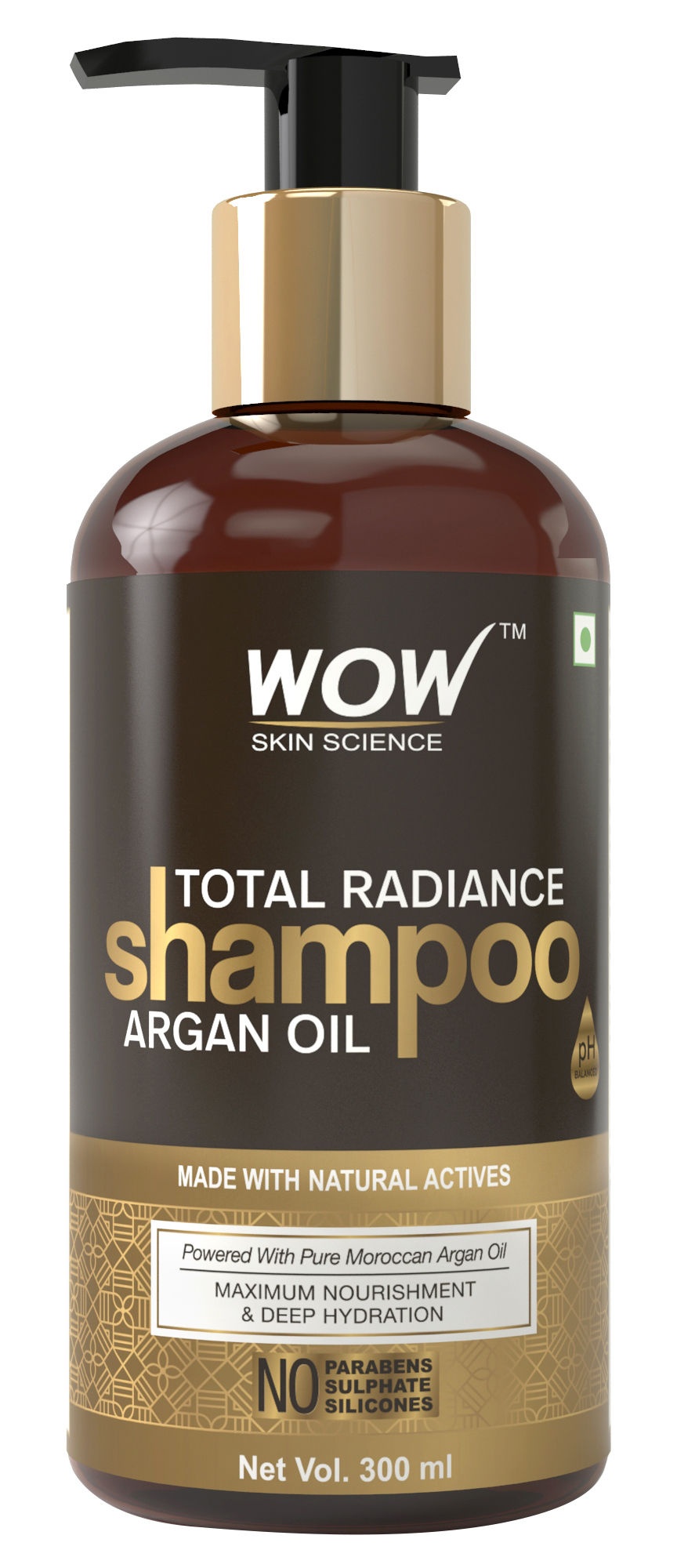 WOW skin science Total Radiance Argan Oil Shampoo