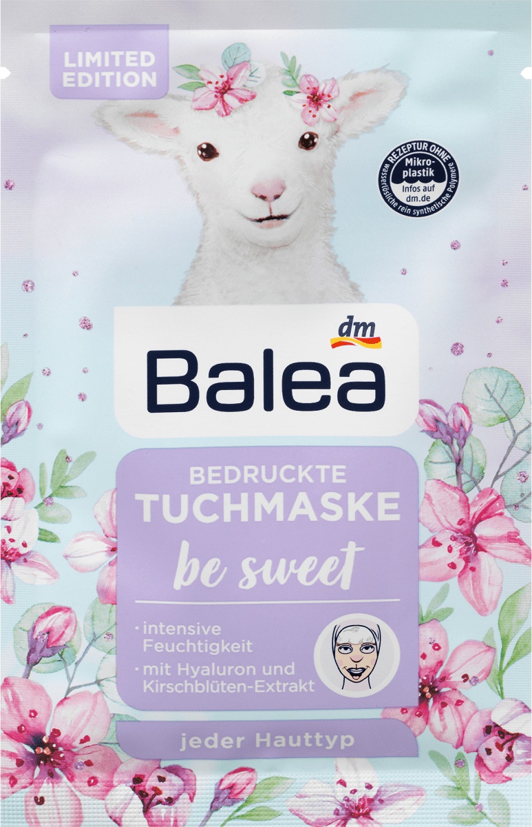 Balea Bedruckte Tuchmaske Be Sweet