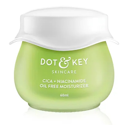 Dot & Key Cica + Niacinamide Oil-free Face Moisturizer For Calm, Acne Free Hydrated Skin Fades Acne Scars & Dark Spots, Soothes Redness & Irritation