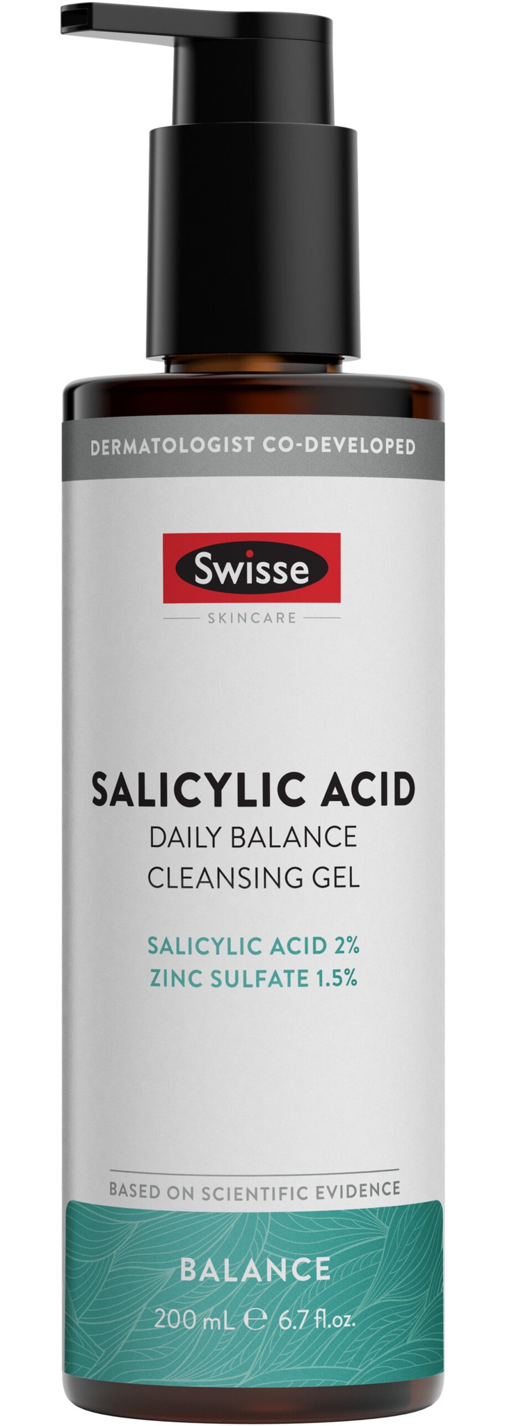 Swisse Skincare Salicylic Acid Daily Balance Cleansing Gel