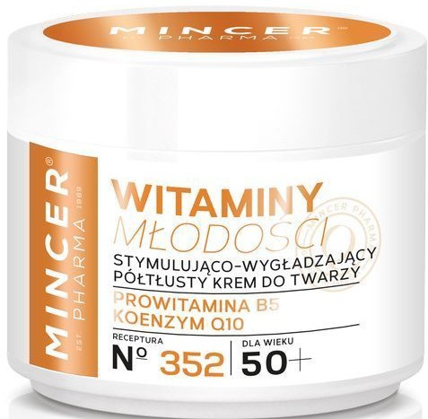 MINCER Pharma Vitamins Of Youth Stimulating And Smoothing Semi-Rich Face Cream