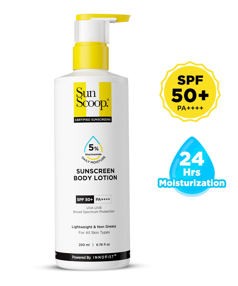 Sun Scoop 5% Niacinamide Daily Moisture Sunscreen Body Lotion