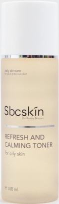 Sbcskin Refresh And Calming Toner For Oily Skin