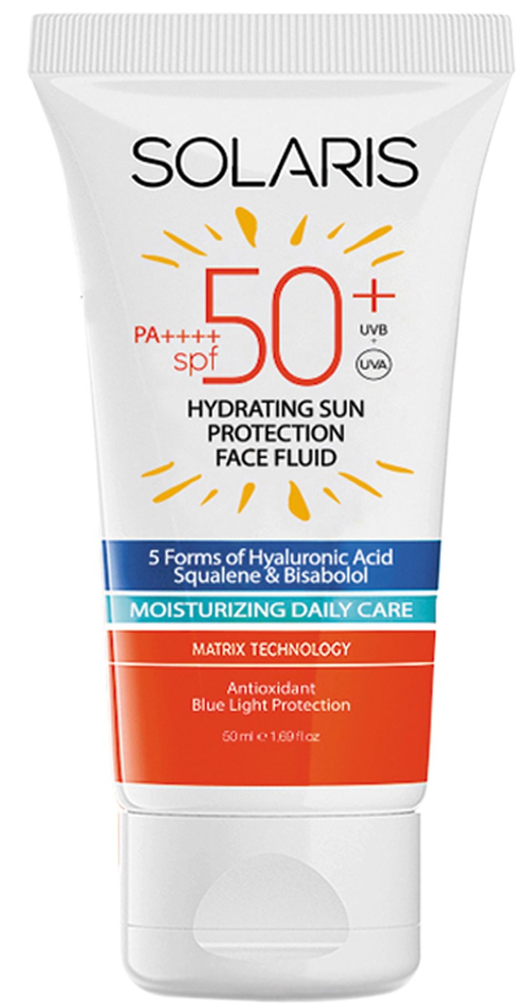 Solaris Hydrating Sun Protection Face Fluid SPF 50+