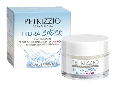 Petrizzio Dermo Italia HIDRASHOCK Crema gel hidratante intensiva NOCHE