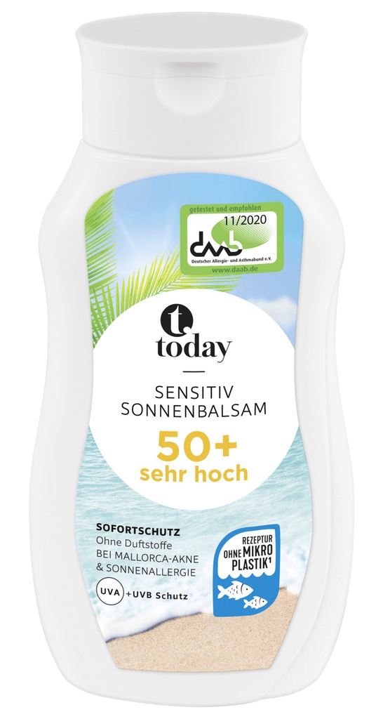 today Sensitiv Sonnenbalsam Lsf 50+ Sehr Hoch