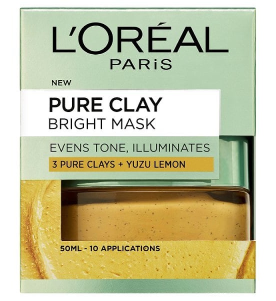 L'Oreal Paris Pure Clay | Bright Mask | Yuzu Lemon