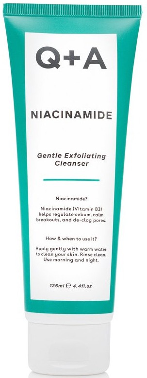 Q+A Niacinamide Gentle Exfoliating Cleanser