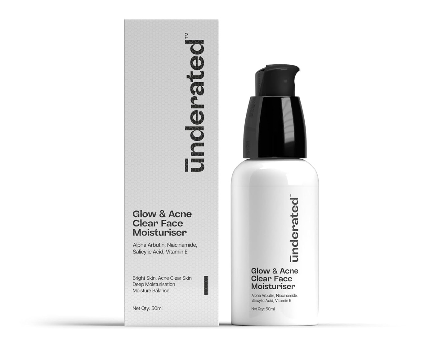 Underater Glow And Acne Clear Face Moisturizer With Salicylic Acid