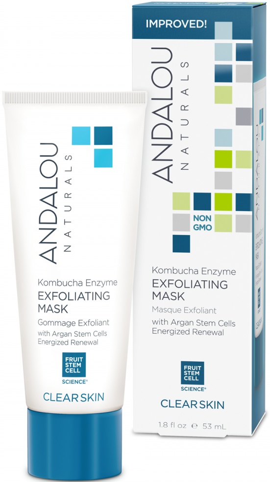 Andalou Naturals Clear Skin Kombucha Enzyme Exfoliating Mask