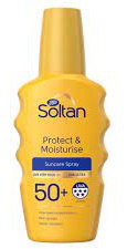 Boots Soltan Protect & Moisture Suncare Spray 50+