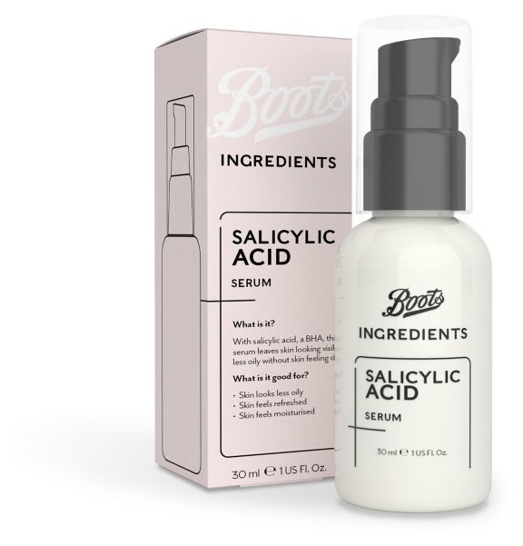 Boots Ingredients Salicylic Acid Serum