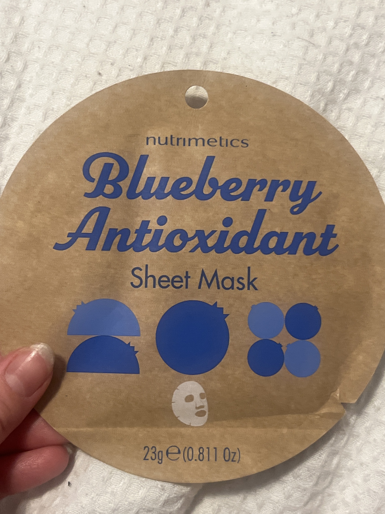 Nutrimetics Blueberry Antioxident Mask
