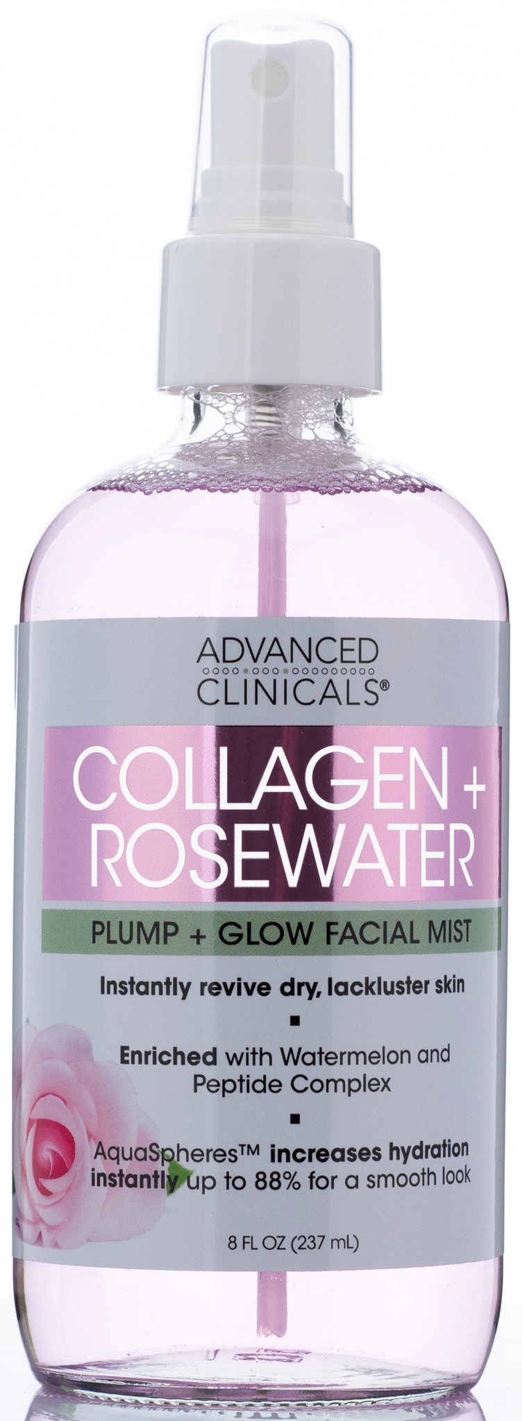 Advanced Clinicals Collagen Rosewater Face Spray