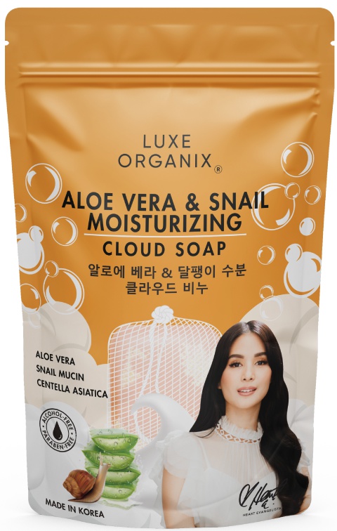 Luxe Organix Aloe Vera & Snail Moisturizing Cloud Soap