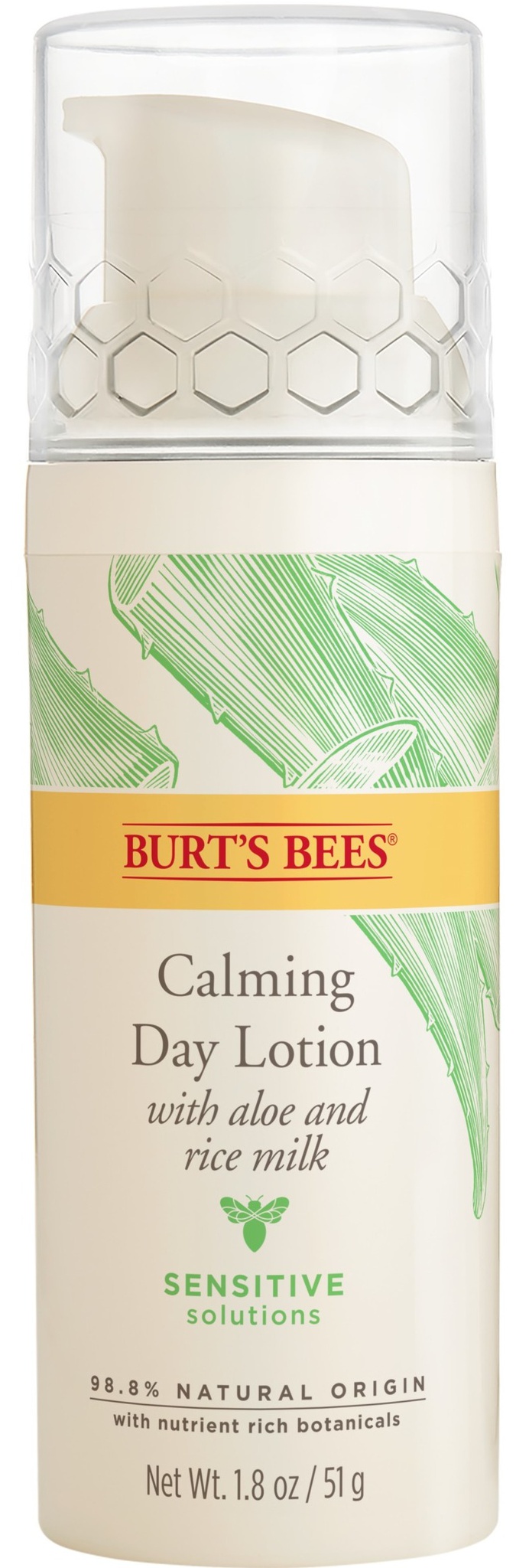Burt's Bees Sensitive Solutions Calming Day Lotion With Aloe And Rice Milk