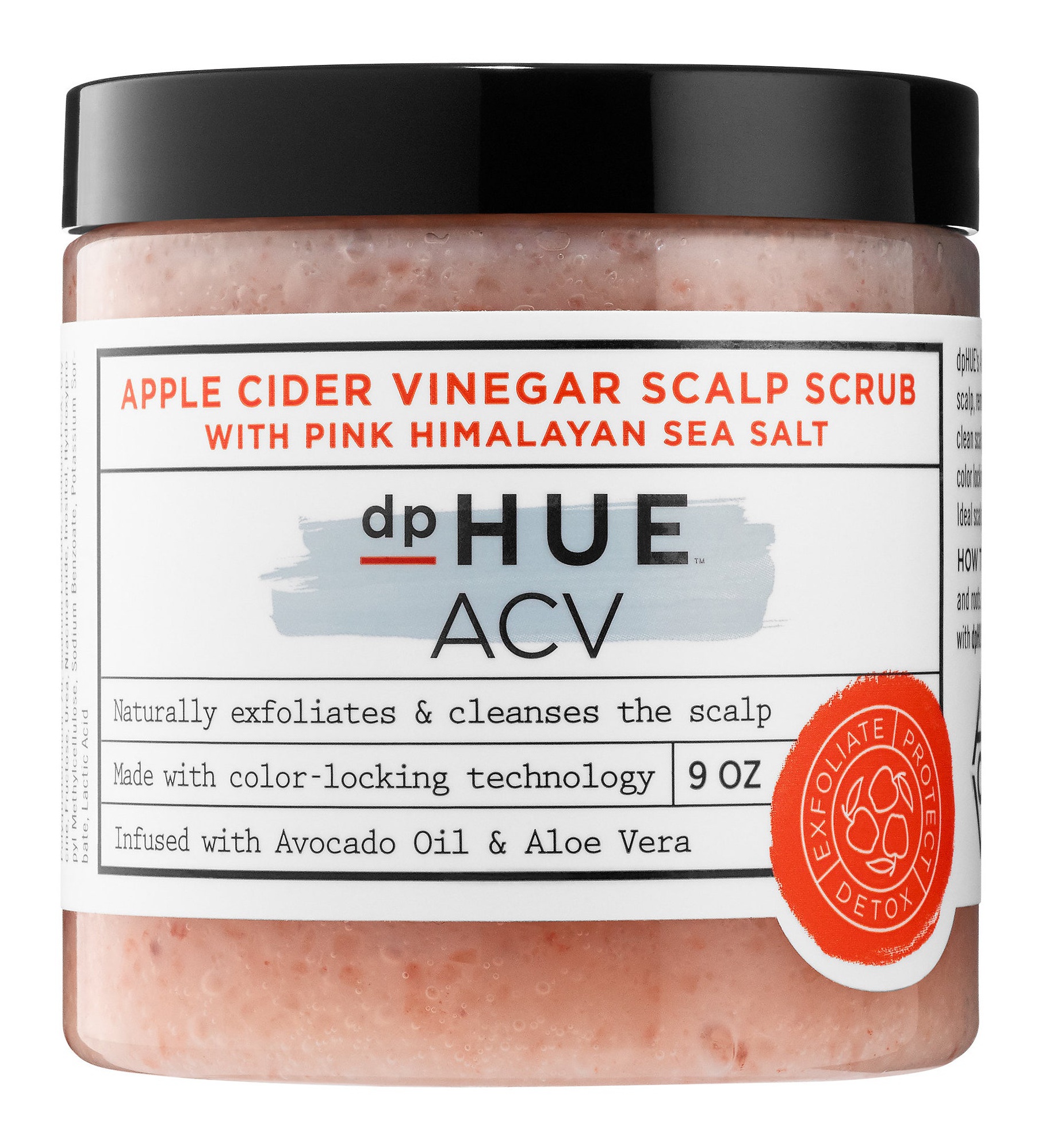dphue Apple Cider Vinegar Scalp Scrub With Pink Himalayan Sea Salt