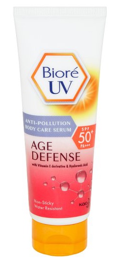 Biore Anti-Pollution Body Care Serum Age Defense Spf50+ Pa+++