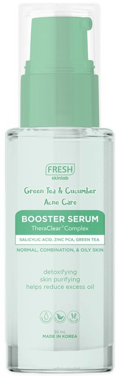 Fresh Skinlab Green Tea And Cucumber Acne Care Booster Serum