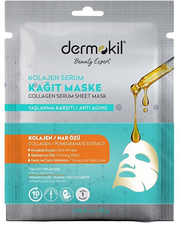 dermokil Collagen Serum Sheet Mask