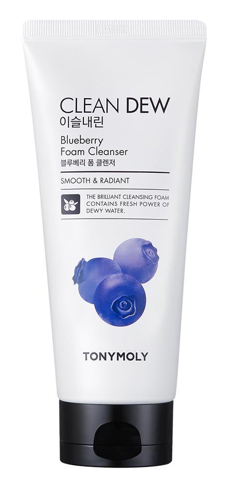 TonyMoly Clean Dew Foam Cleanser (Blueberry)