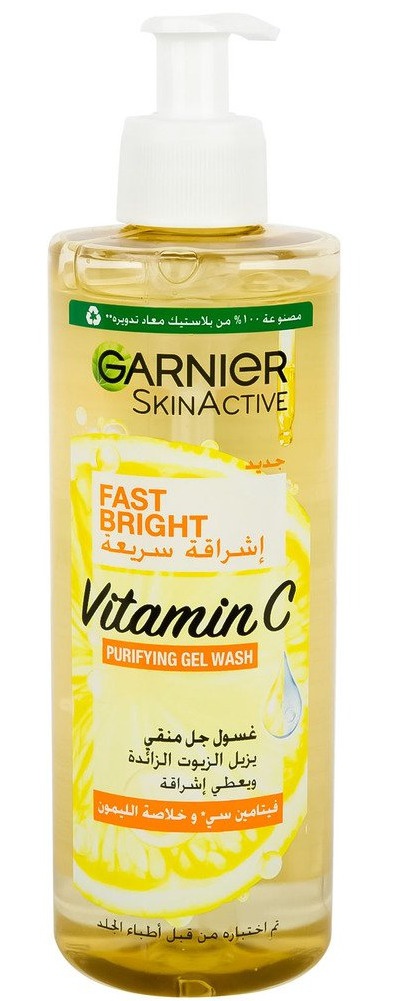 Garnier Skin Active Fast Bright Vitamin C Purifying Gel Wash