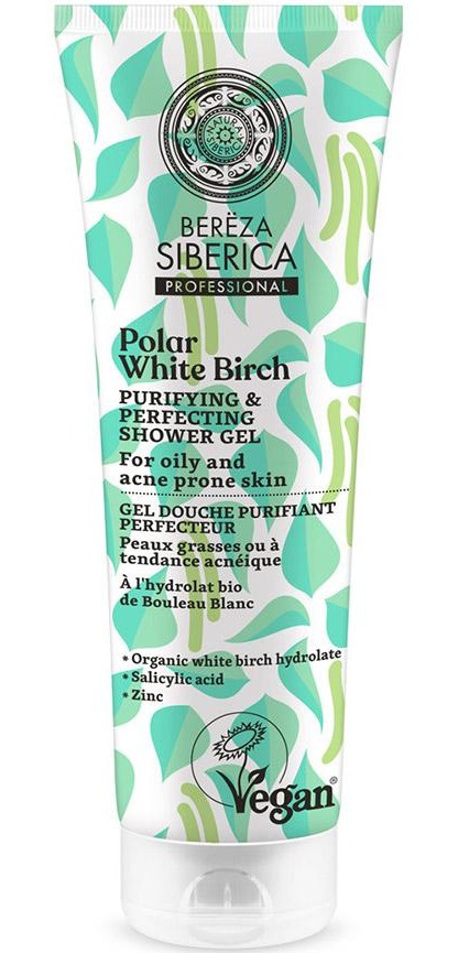 Natura Siberica Polar White Birch Purifying & Perfecting Shower Gel