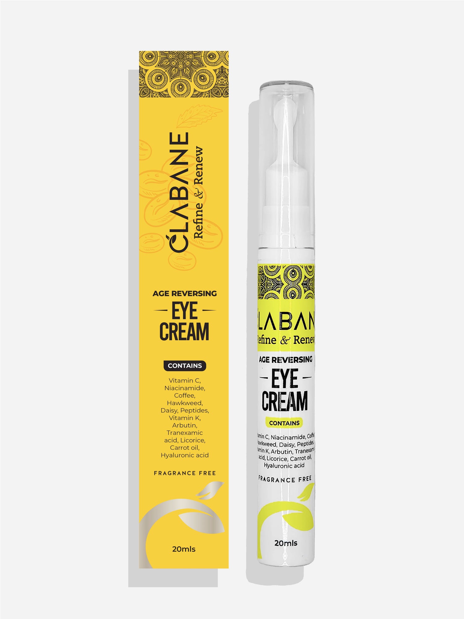 Clabane Skin Care Refine And Renew Age Reversing Eye Cream