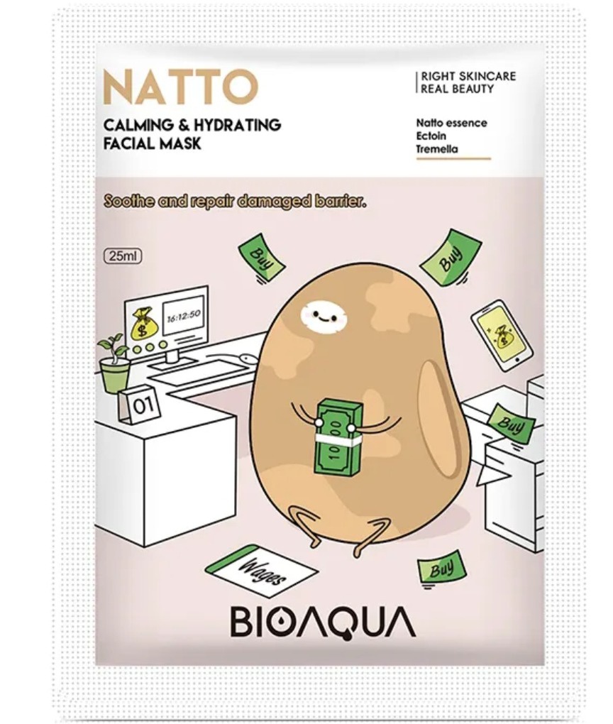 BioAqua Natto Calming & Hydrating Facial Mask