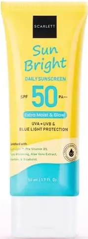 Scarlett Whitening Sunscreen Sun Bright Daily SPF 50 Pa+++