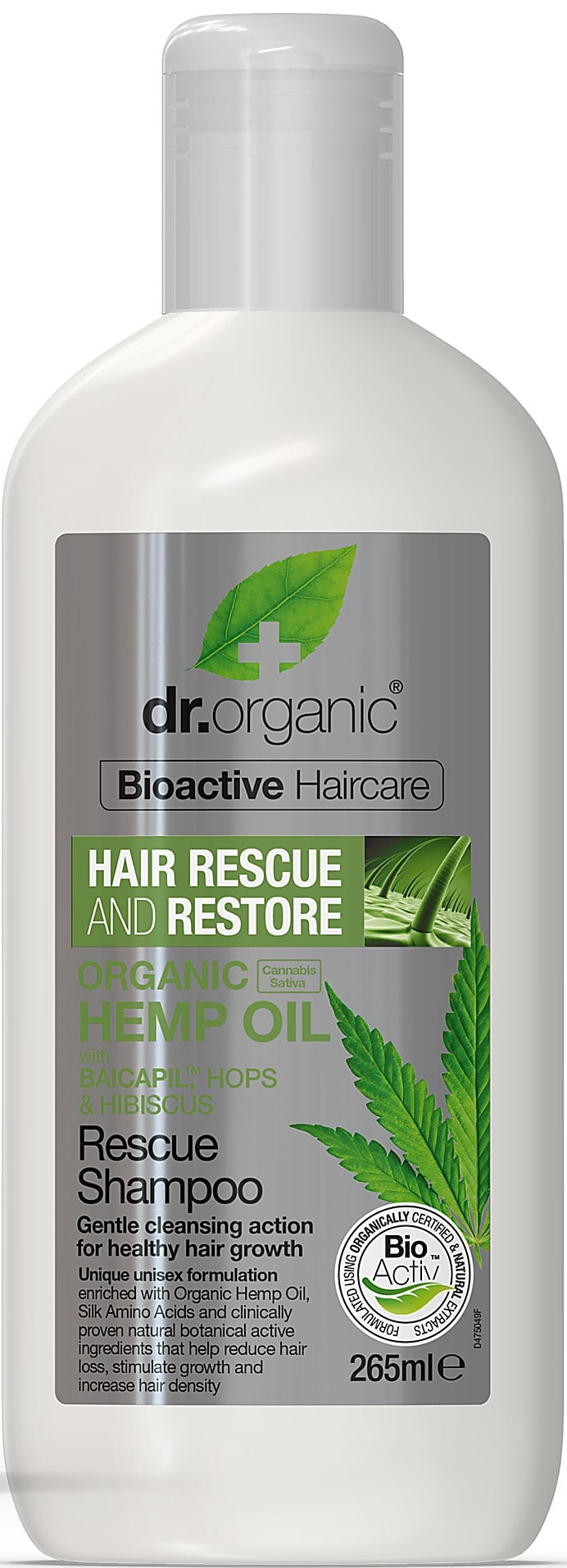 Dr Organic Hemp Oil Rescue Shampoo
