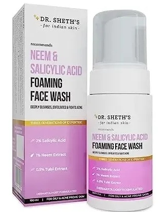 Dr. Sheth's Neem And Salicylic Acid Foaming Face Wash