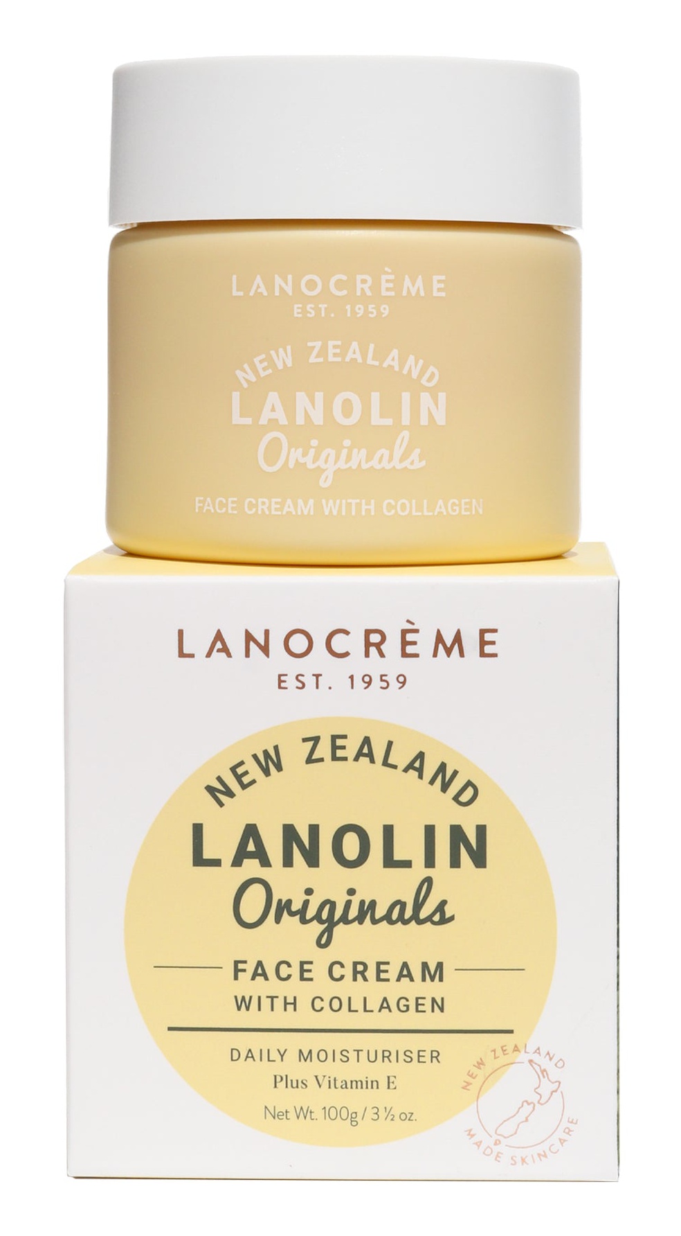 Lanocreme Lanolin Originals Face Cream With Collagen