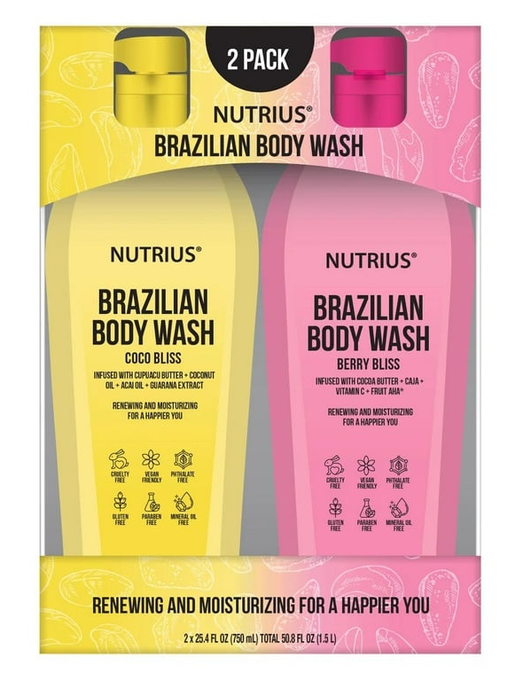 Nutrius Brazilian Body Wash Berry Bliss