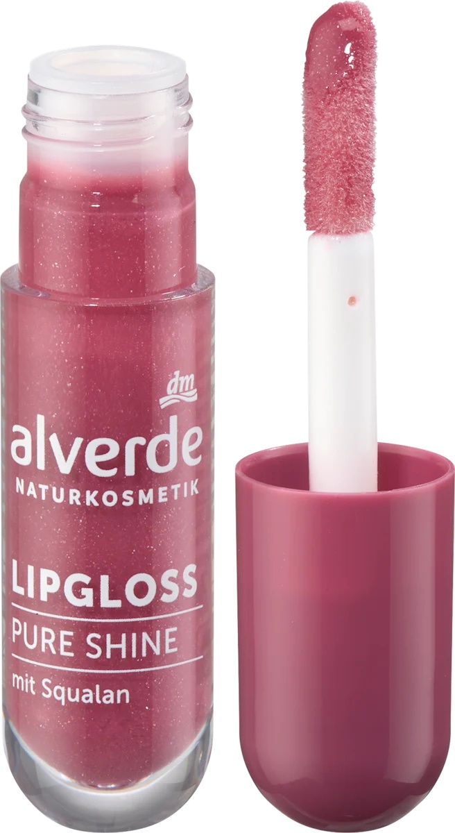 alverde Pure Shine Lipgloss 40 Glossy Berry
