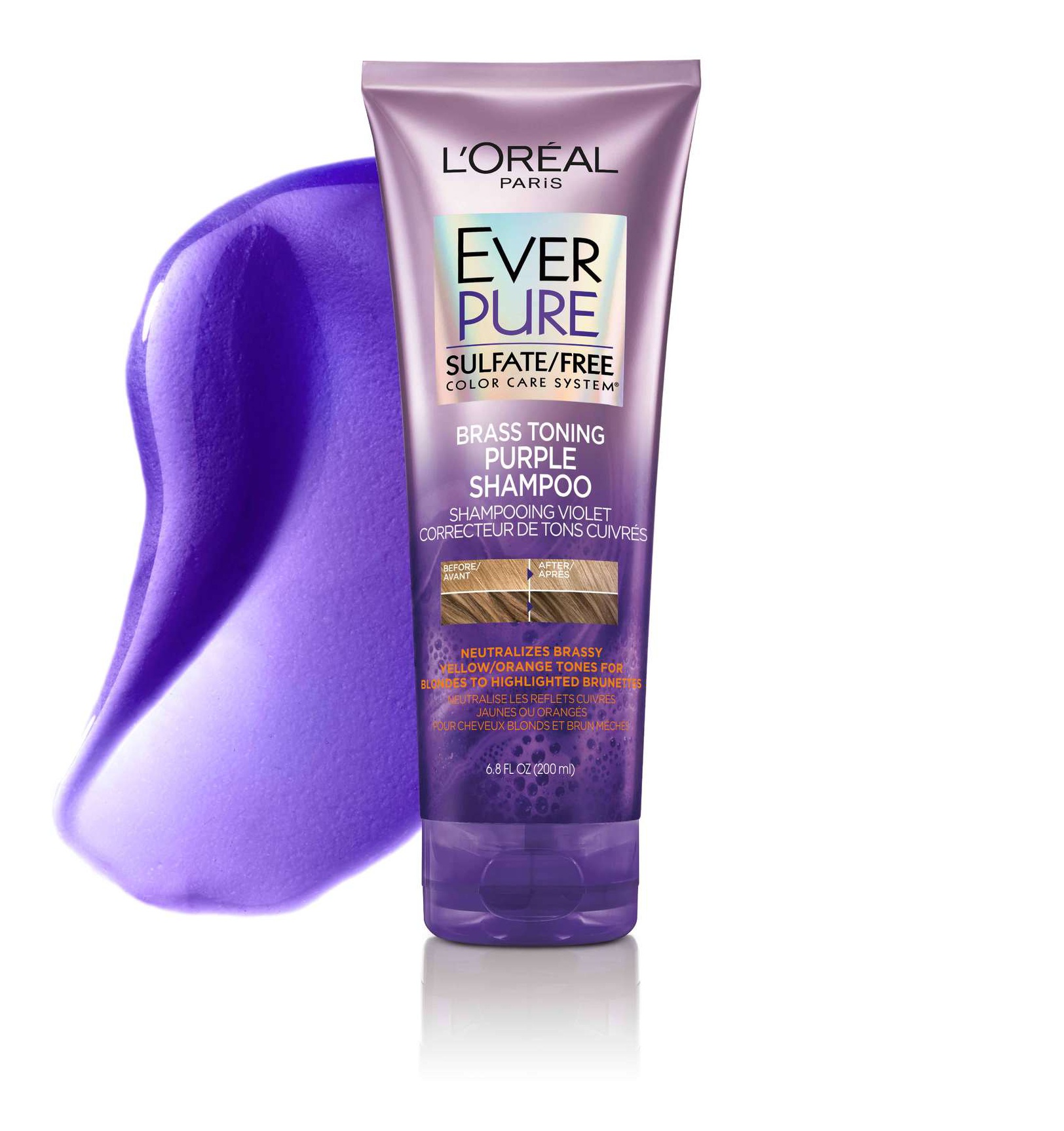 Loreal Everpure Sulfate Free Brass Toning Purple Shampoo Ingredients