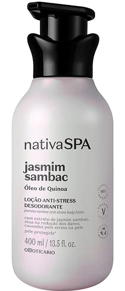 O Boticário Nativaspa Jasmine Sambac Antioxidant Body Lotion