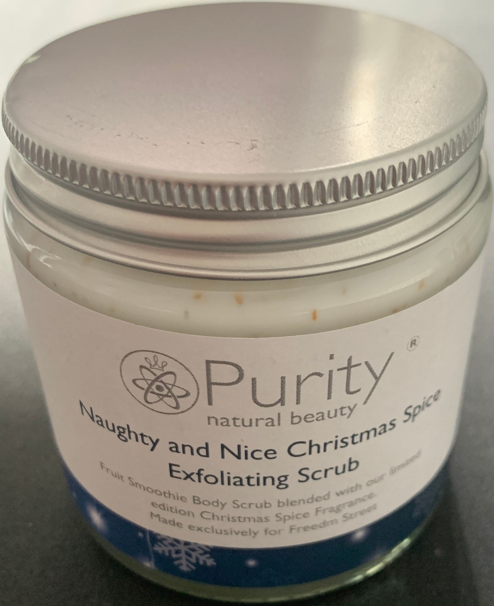 Purity Naughty And Nice Christmas Spice Exfoliating Scrub