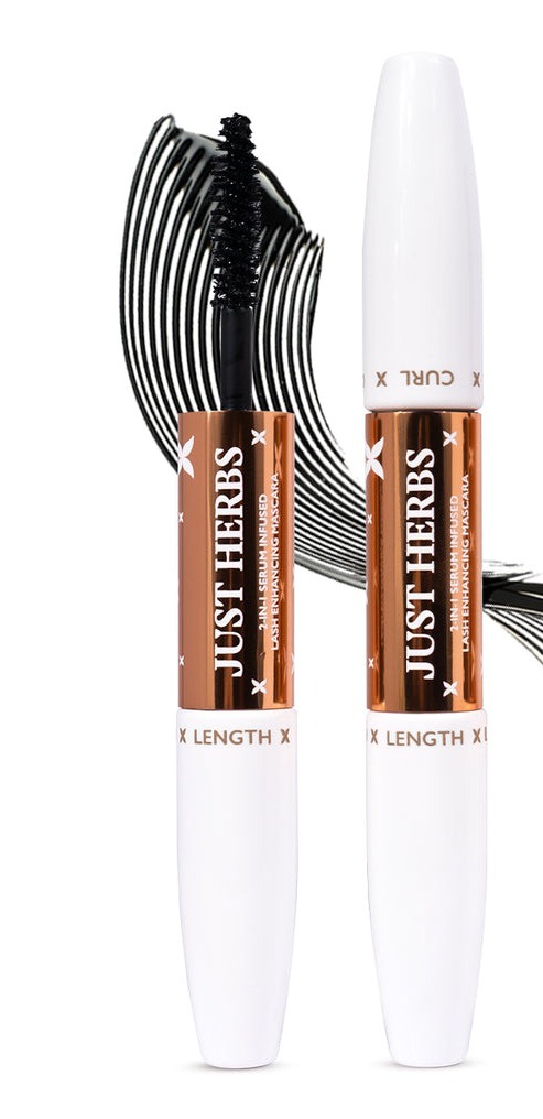 Just Herbs 2 In 1 Serum Infused Lash Enhancing Mascara