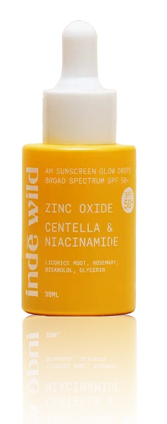 Inde Wild Am Sunscreen Glow Drops SPF50+