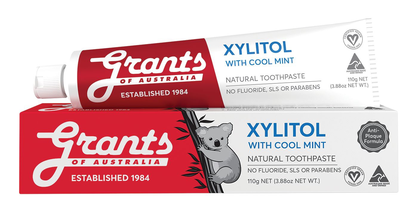 Grants of Australia Natural Toothpaste  - Xylitol With Cool Mint