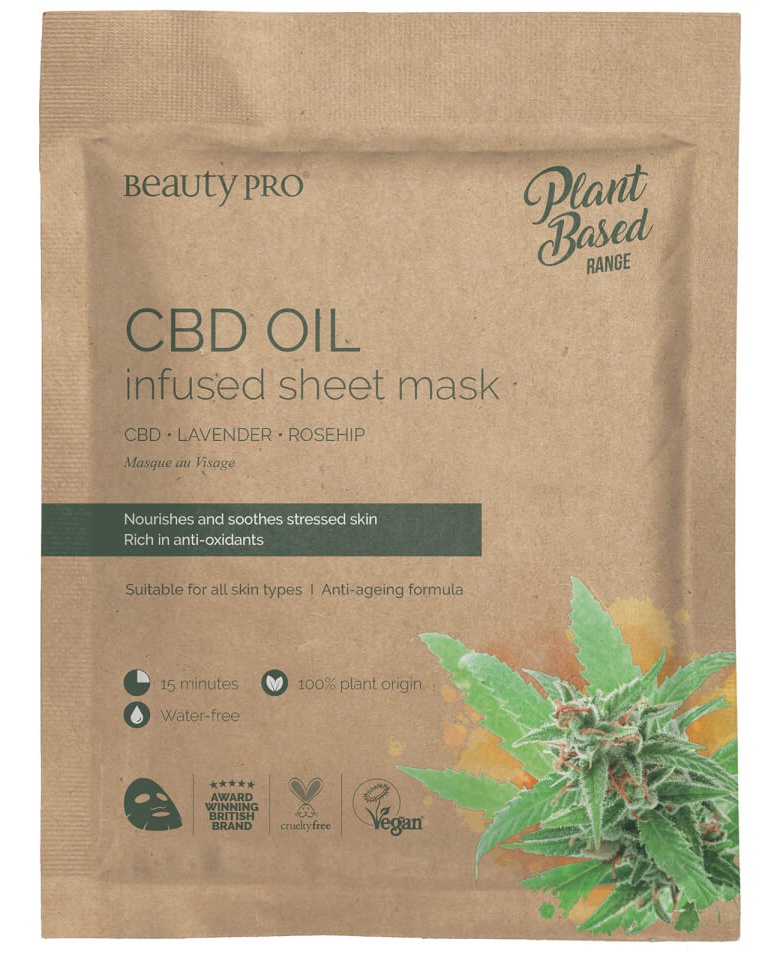 BeautyPro CBD Oil Infused Sheet Mask