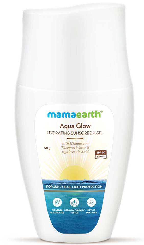 Mamaearth Aqua Glow Hydrating Sunscreen Gel With Himalayan Thermal Water And Hyaluronic Acid