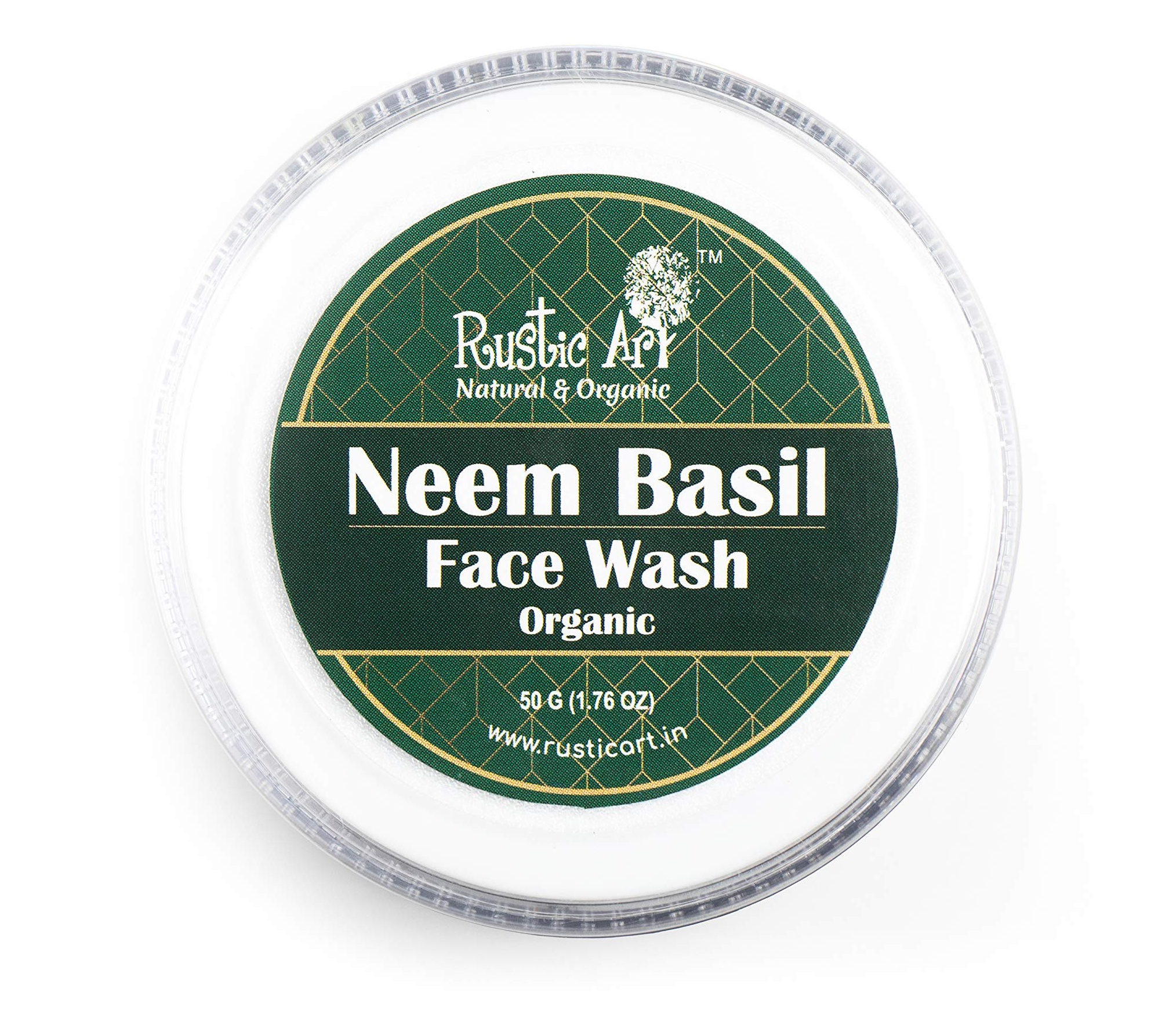 Rustic art Organic Neem Basil Face Wash